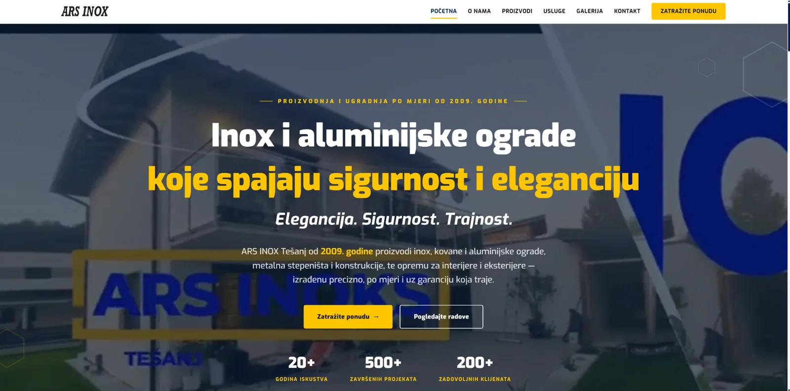 Web projekat ARS Inox