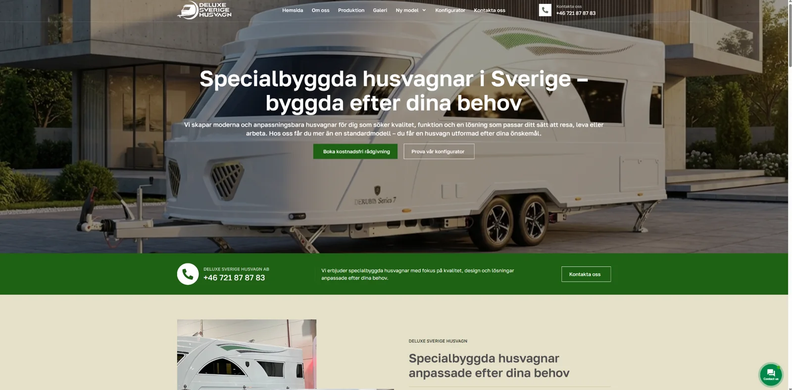 Web projekat Deluxe Sverige Husvagn AB