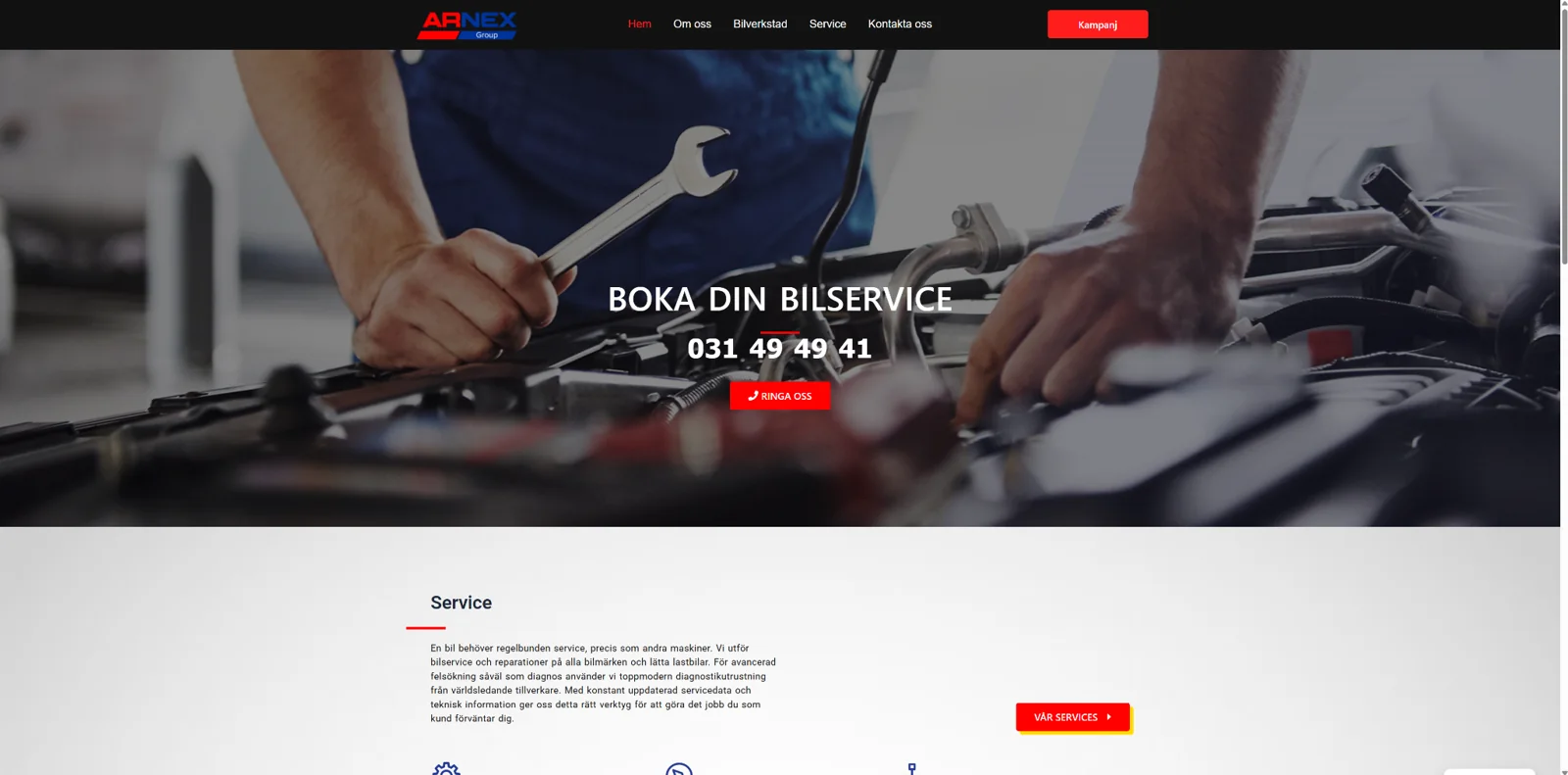 Web projekat Arnex Group AB