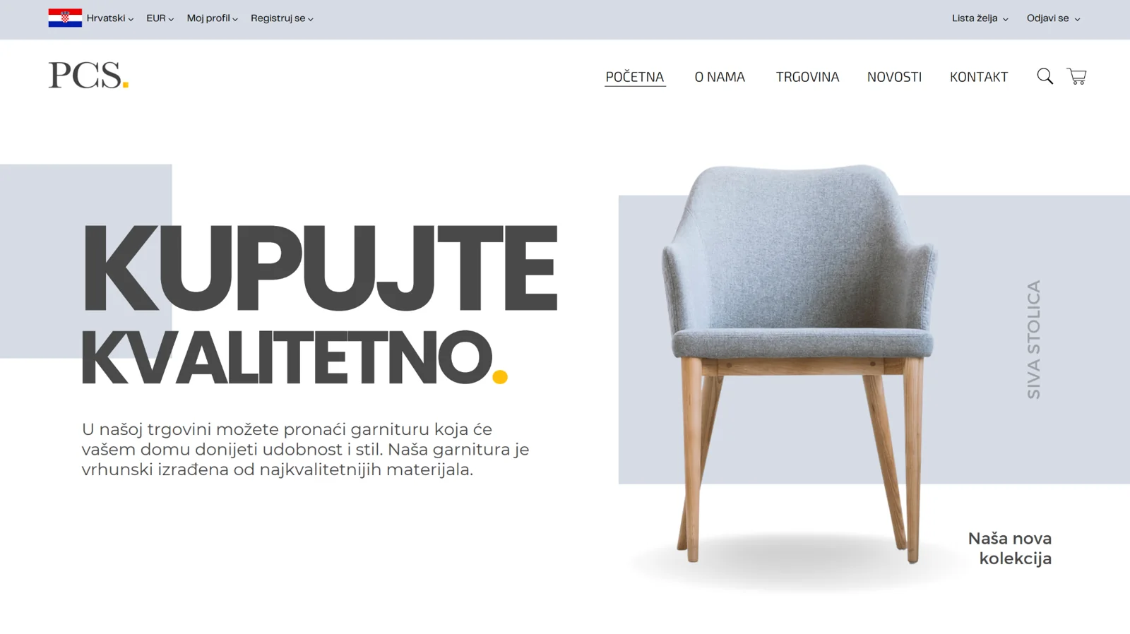 Web projekat PCS Furniture