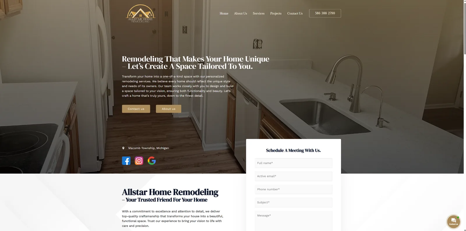 Web projekat Allstar Remodeling LLC