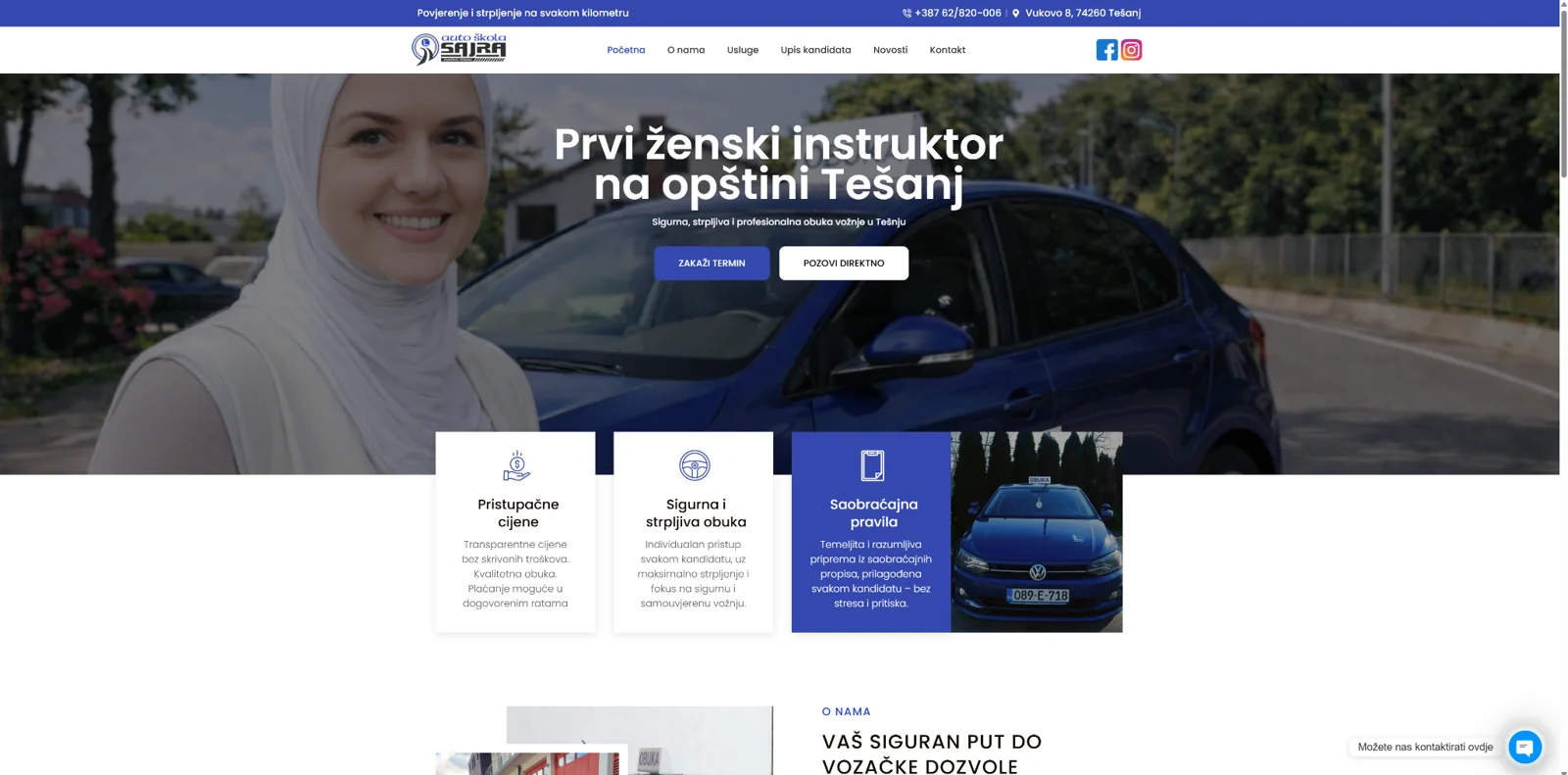 Web projekat Autoškola