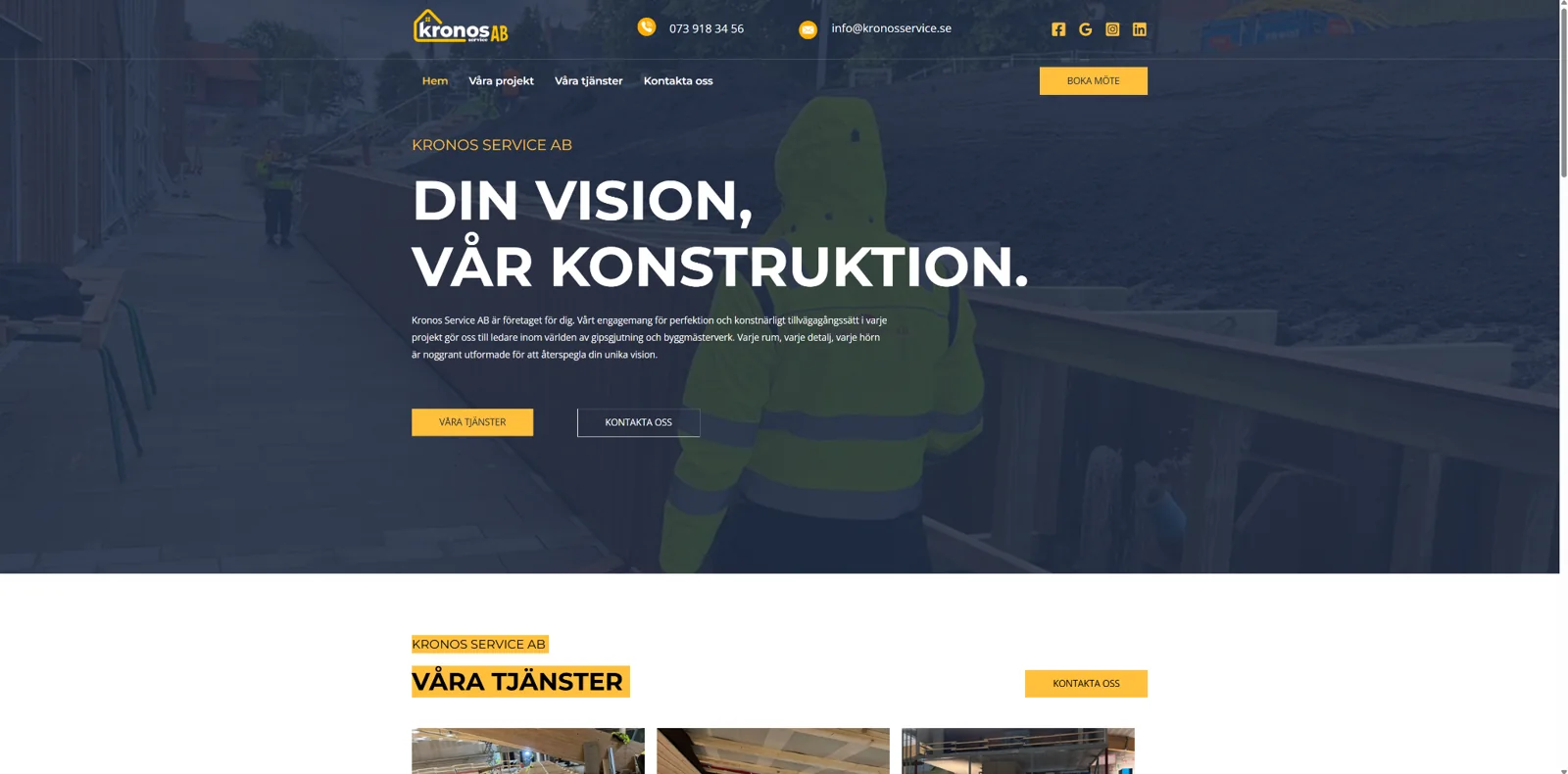 Web projekat Kronos AB
