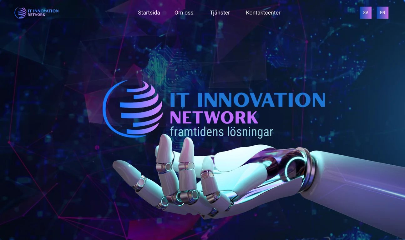 IT Innovation Network — Web stranica · IT usluge